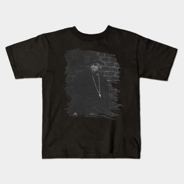 Jay Z // Retro Poster Kids T-Shirt by Degiab